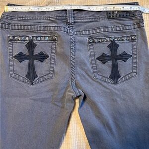 Woman’s affliction jeans- black- size 30